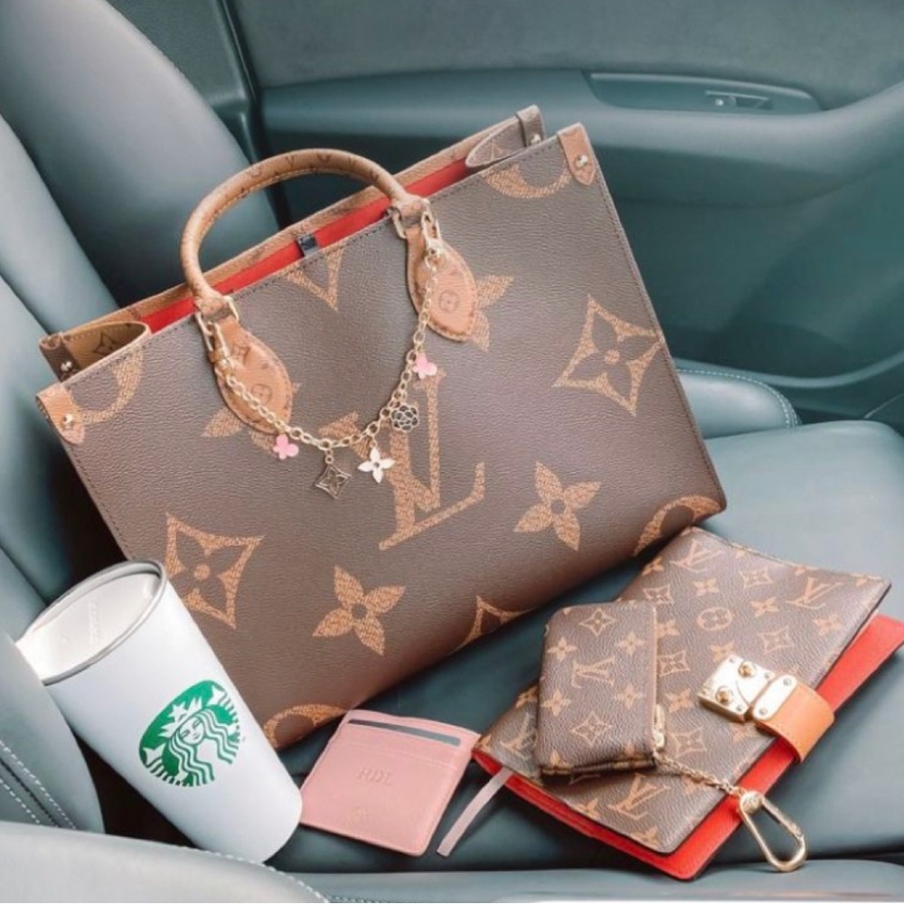 Louis Vuitton Brown Monogram Tote Bag